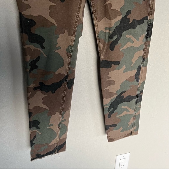 Nili Lotan Jenna Cropped Raw Edge Pants Camo Military Boho Casual Women’s 0 - Picture 5 of 10